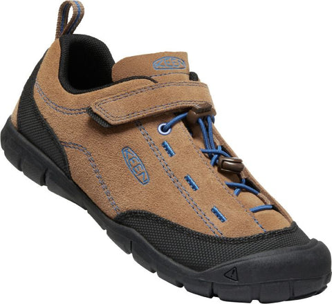 KEEN Halbschuh JASPER II in brown and cobalt, a durable and versatile outdoor shoe for men