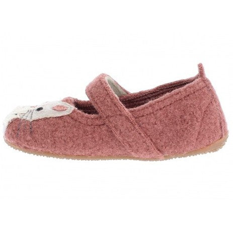 LIVING KITZBÜHEL Hausschuh 4015 - 341 - rosenholz - Kätzchen, a cozy and stylish slipper featuring a cute kitten design in a soft and warm rosenholz color