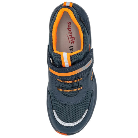 High-performance SUPERFIT GORE-TEX Halbschuh SPORT5 237-80 in petrol with eye-catching neon orange accents for ultimate style and functionality