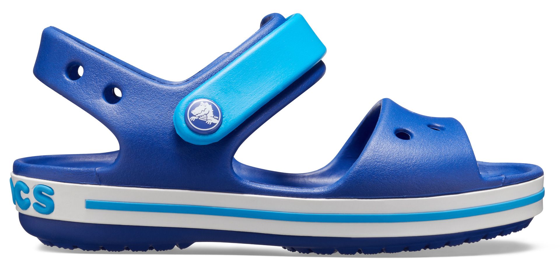 A royal blue CROCS CROCBAND Sandale KIDS 12856-4BX for kids