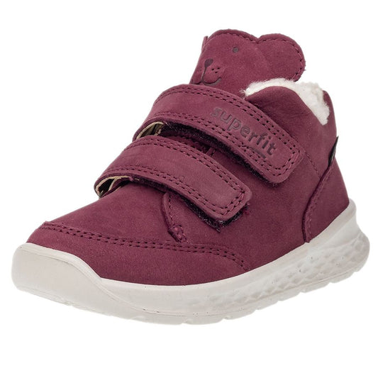 High-quality SUPERFIT GORE-TEX Halbschuh BREEZE 372-55 beere in vibrant berry color, perfect for outdoor activities and all-weather conditions