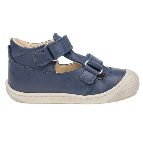 NATURINO Halbsandale PUFFY - navy: Comfortable and stylish navy blue half sandal for kids