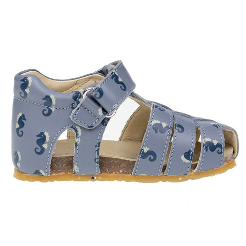 Cute and comfortable celeste NATURINO Halbsandale