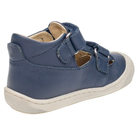 NATURINO Halbsandale PUFFY in navy, a comfortable and stylish sandal for kids