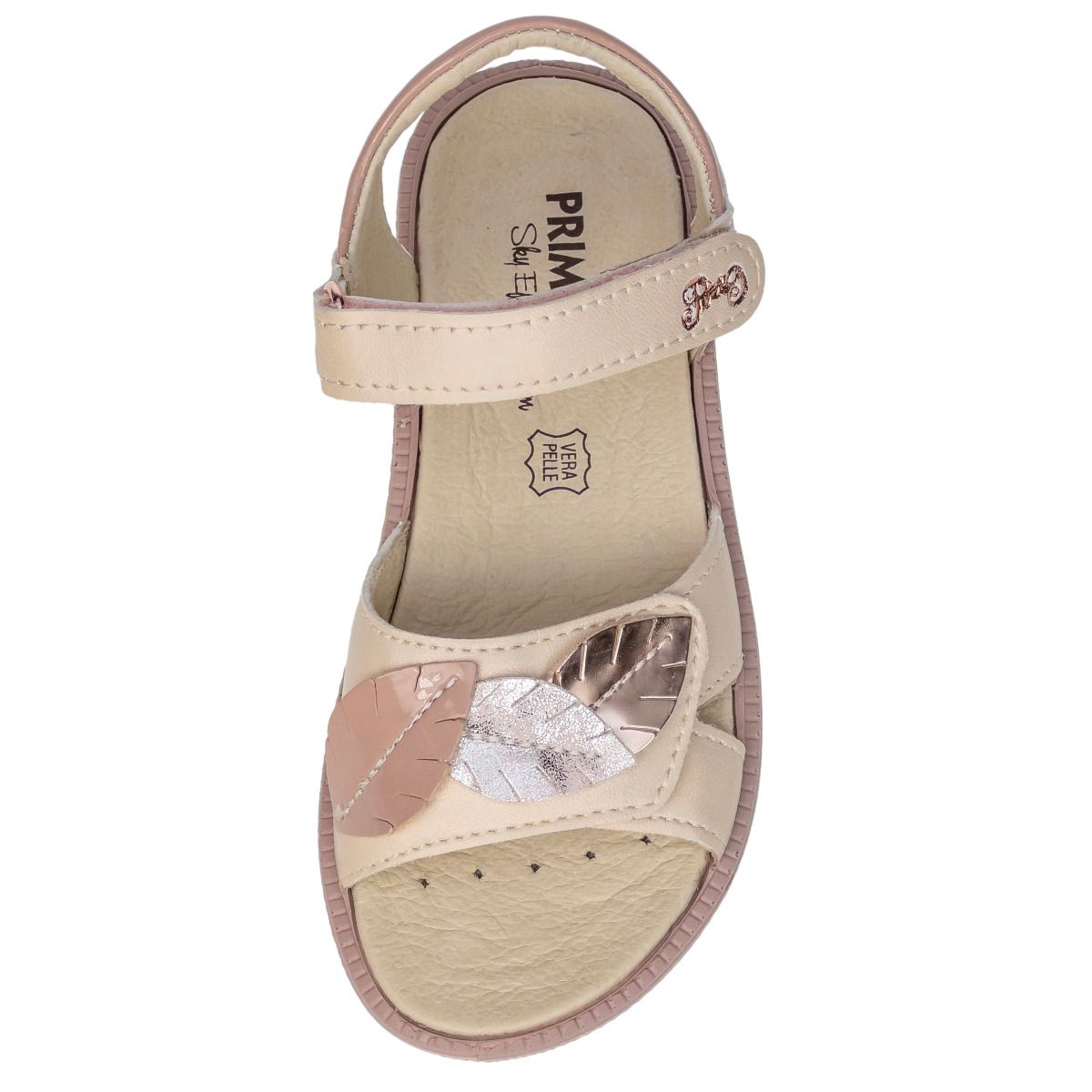 Comfortable PRIMIGI Sandale 18814-11 in nude color