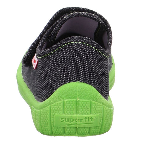 Comfortable and durable black SUPERFIT Hausschuh BILL 278-001 featuring T-Rex design