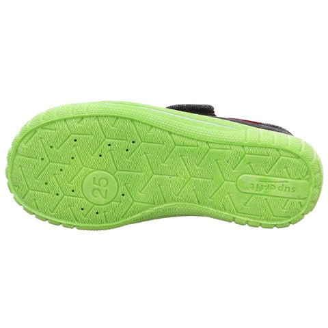 Black SUPERFIT Hausschuh BILL 278-003 with dinosaurier design, perfect for kids