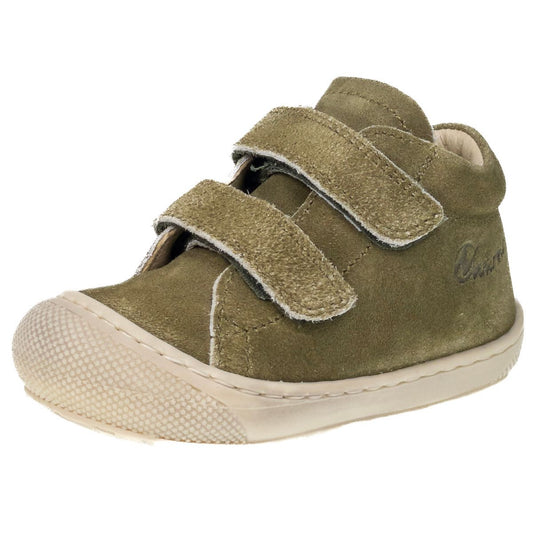 NATURINO Halbschuh COCOON in pistazie Velour, a comfortable and stylish shoe for kids