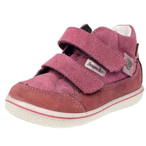 RICOSTA SYMPA-TEX Knöchelschuh ZACH - beere kids' ankle shoe in berry color with waterproof and breathable SympaTex technology, perfect for active play 