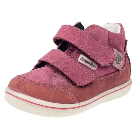 RICOSTA SYMPA-TEX Knöchelschuh ZACH - beere kids' ankle shoe in berry color with waterproof and breathable SympaTex technology, perfect for active play 