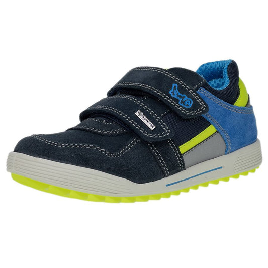 PRIMIGI GORE-TEX Halbschuh 18766-33 in navy color with royal accents and neongelb details