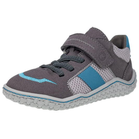 RICOSTA Barfußschuh Halbschuh JAY in grey and petrol colors, a comfortable and stylish shoe for all-day wear