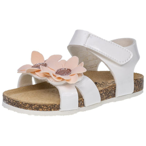 PRIMIGI Sandale 19292-00 - weiß - lachs - Blume 