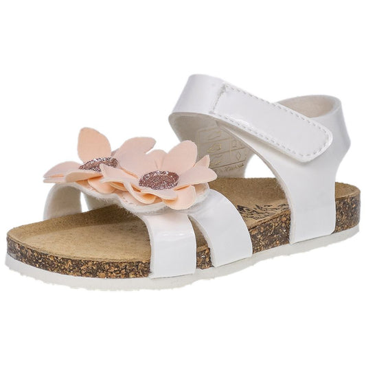 PRIMIGI Sandale 19292-00 - weiß - lachs - Blume 
