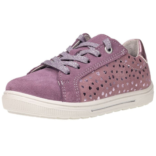 RICOSTA Halbschuh JODY in flieder metallic with sturdy rubber sole and comfortable padding 