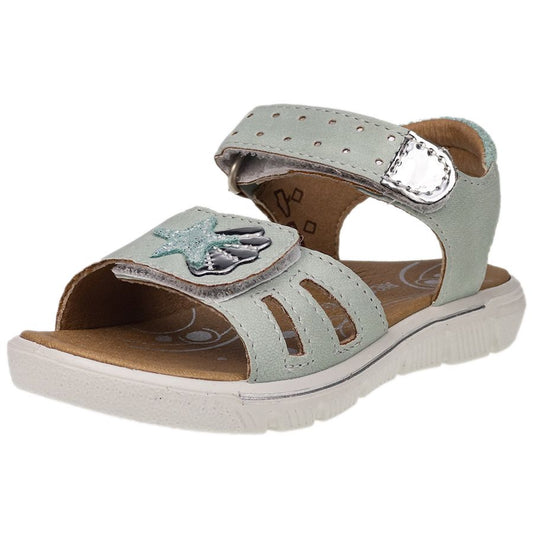 RICOSTA Sandale SARA - mint - Muschel: Comfortable mint green sandals with shell detailing for women