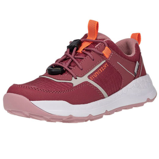 Superfit Gore-Tex Halbschuh Free Ride 550-55 in beere and neonrot, a durable and stylish footwear option for outdoor activities