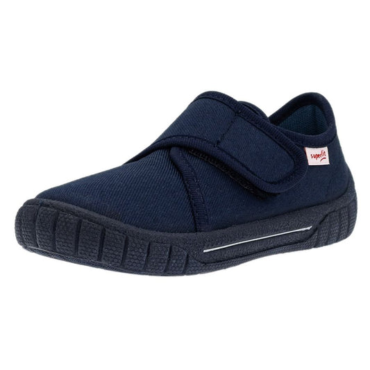 Comfortable and cozy SUPERFIT Hausschuh BILL 271-810 in dark blue color