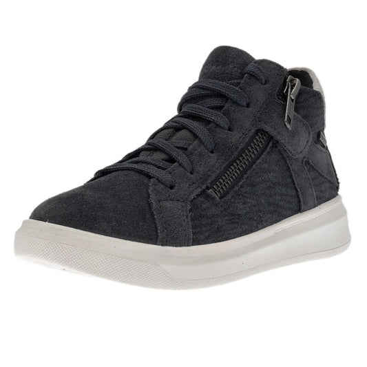 Superfit Gore-Tex Knöchelschuh Cosmo 6451-20 Dunkelblau - Zebra, Front view of the dark blue and zebra print ankle shoe with Gore-Tex technology