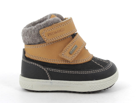 PRIMIGI GORE-TEX Knöchelschuh 83579-00 in curry brown color, a stylish and waterproof ankle shoe perfect for outdoor activities