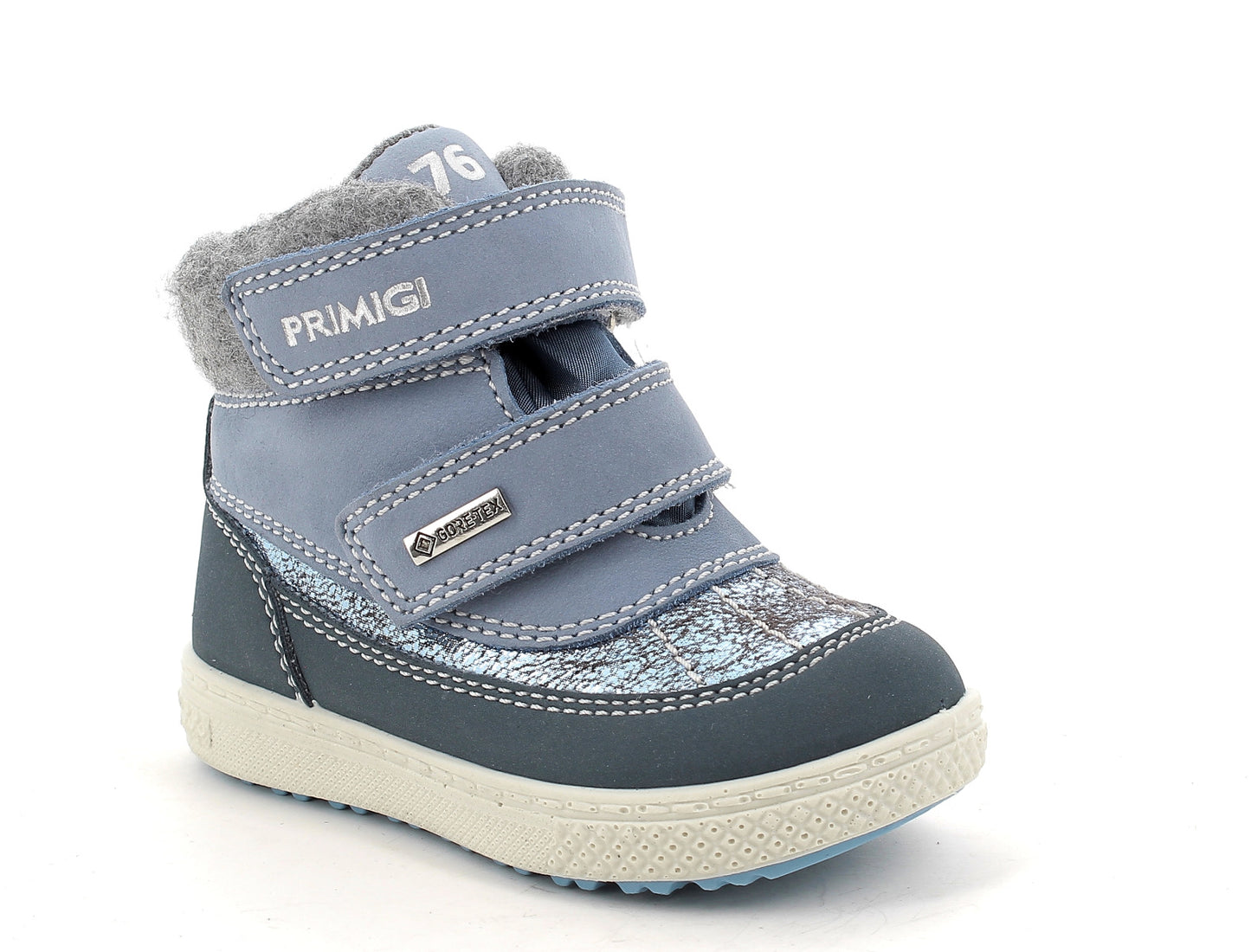 PRIMIGI GORE-TEX Knöchelschuh 83579-44 in eisblau with Glitzer details