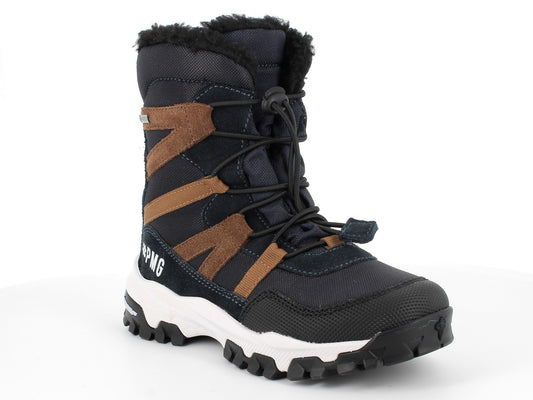PRIMIGI GORE-TEX MICHELIN Stiefel 84224-00 in navy and brown