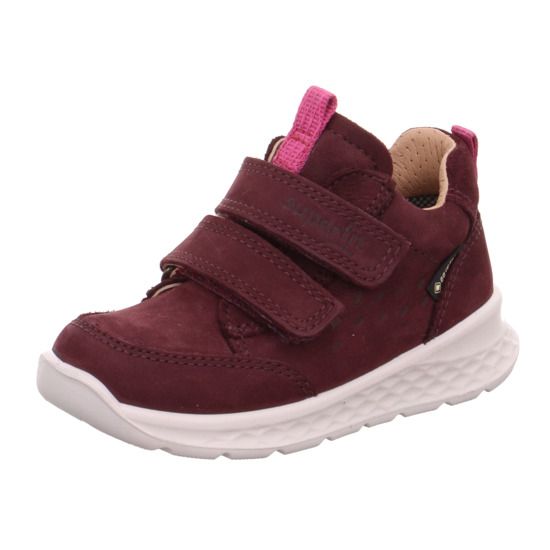 High-performance SUPERFIT GORE-TEX Halbschuh BREEZE 369-50 in aubergine color, perfect for outdoor activities and all-weather protection