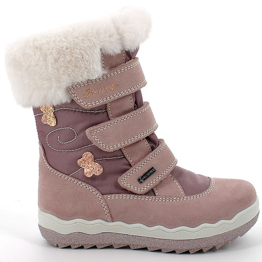 PRIMIGI GORE-TEX Stiefel FROZEN 28795-00 - altrosa - Schmetterling is a waterproof pink boot with a butterfly design