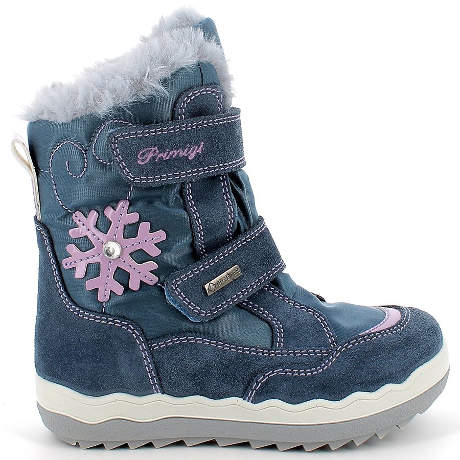 PRIMIGI GORE-TEX Stiefel FROZEN 28796-22 - blau - flieder - Schneeflocke