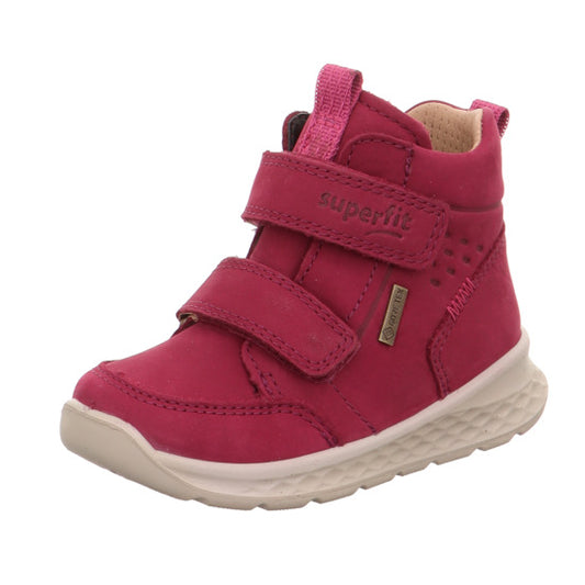A high-performance and stylish SUPERFIT GORE-TEX Knöchelschuh BREEZE 367-50 in vibrant beere color