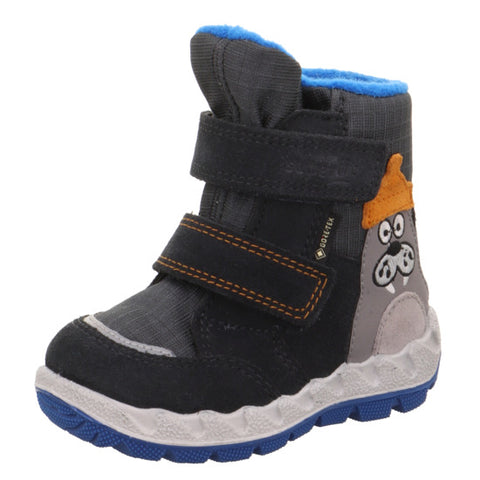 Men's SUPERFIT GORE-TEX Icebird 6014-20 Winter Boots in black and grey
