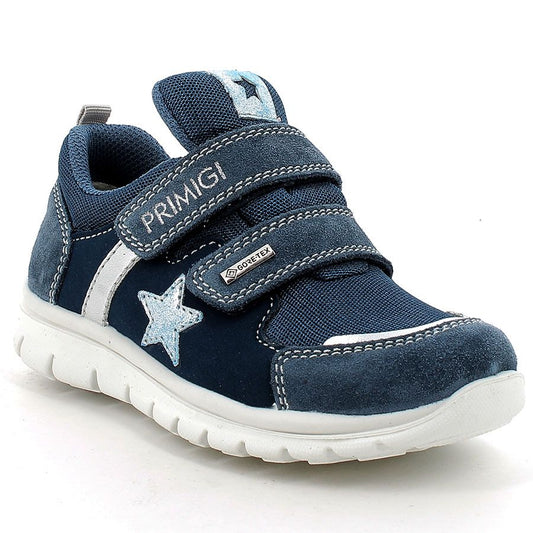 PRIMIGI GORE-TEX Halbschuh 38727-33 in denim and eisblau, a stylish and waterproof shoe for all-weather protection