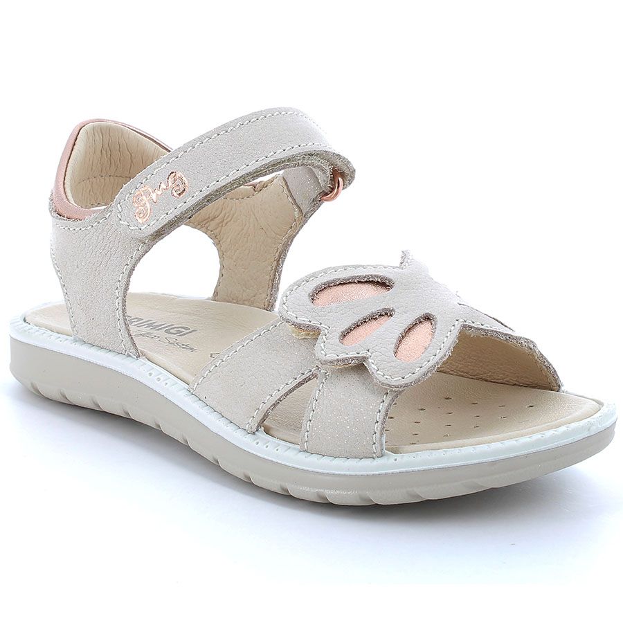 PRIMIGI Sandale 38842-00 in créme and roségold, a stylish and comfortable option for summer footwear