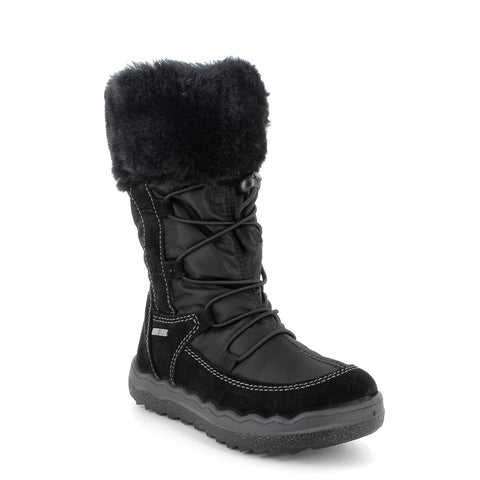 Schwarze PRIMIGI GORE-TEX Stiefel FROZEN 48851-33 mit Frozen-Design