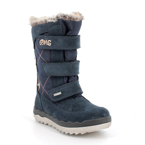 A pair of PRIMIGI GORE-TEX Stiefel FROZEN 48853-22 in navy and bronze color