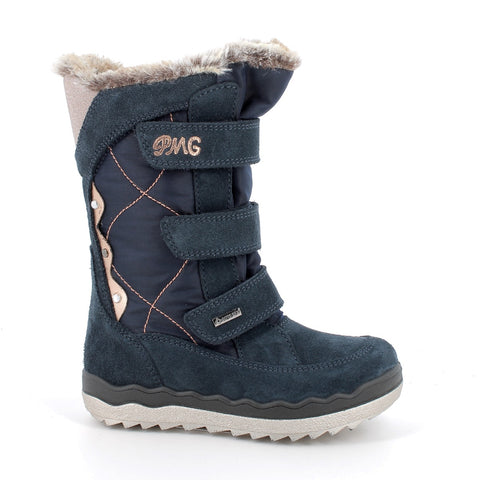 PRIMIGI GORE-TEX Stiefel FROZEN 48853-22 - navy - bronze boots for kids with waterproof technology