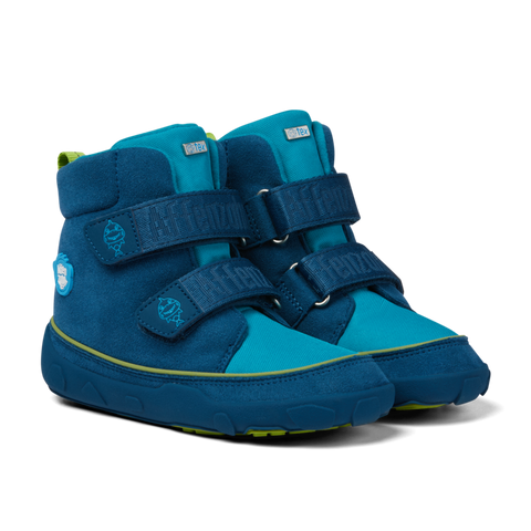 Adjustable velcro straps on AFFENZAHN TEX Stiefel VEGAN COMFY HAI - petrol - grün boots