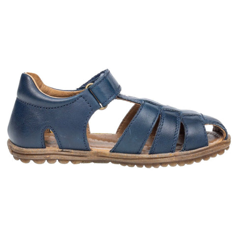 NATURINO navy blue halbsandale with adjustable strap and comfortable fit for kids
