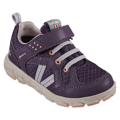 VIKING GORE-TEX Halbschuh ALVDAL REFLECTIV GTX - lila in purple color with reflective details