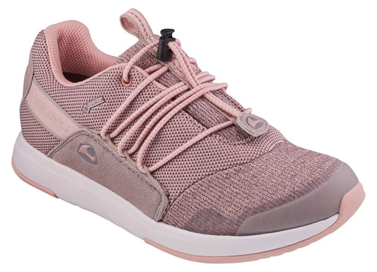 Viking Disen II GTX halbschuh in pink and grey with waterproof Gore-Tex technology