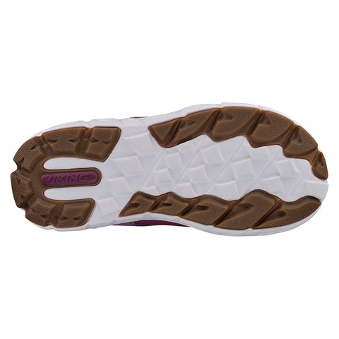 VIKING GORE-TEX Halbschuh SPECTRUM - pflaume in rich plum color, a high-performance waterproof hiking shoe for outdoor enthusiasts