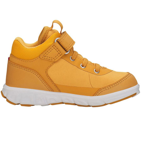 High-performance waterproof and reflective ankle shoe in curry color