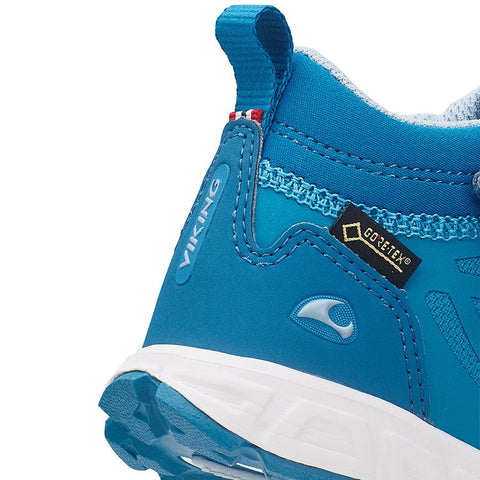 Side view of the stylish and functional Viking Gore-Tex Knöchelschuh VEME MID GTX - ocean