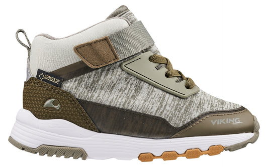 High-quality olive green VIKING GORE-TEX Knöchelschuh ARENDAL MID GTX, a waterproof and durable ankle shoe for outdoor activities