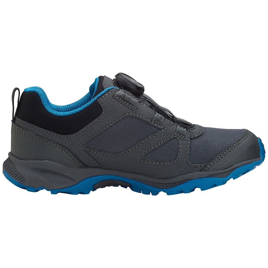  High-quality VIKING GORE-TEX Halbschuh NATOR LOW GTX BOA in anthrazit and blau for comfortable and durable outdoor performance