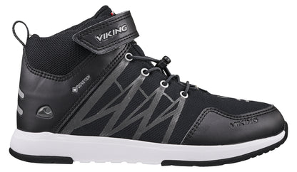 VIKING GORE-TEX Knöchelschuh OPPSAL MID GTX R - schwarz waterproof black ankle shoe with sturdy grip sole 