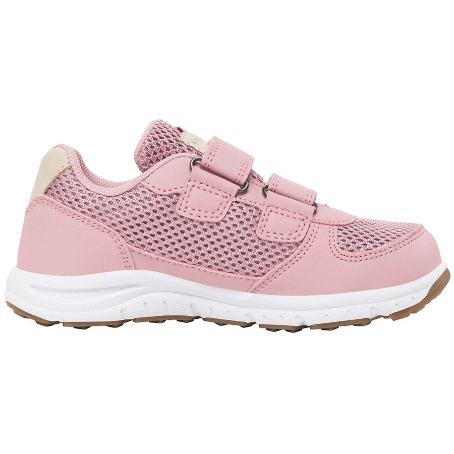 VIKING TEX Halbschuh HOVET WP in pink and cream, a durable and waterproof shoe perfect for outdoor activities and everyday wear