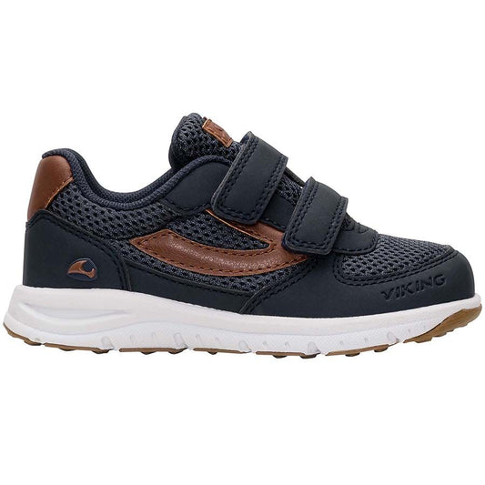 VIKING TEX Halbschuh HOVET WP - dunkelblau - braun, waterproof shoe for outdoor activities