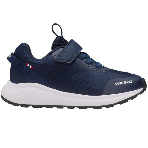 VIKING GORE-TEX Halbschuh AERY TAU LOW GTX - navy waterproof hiking shoe in navy color with durable rubber sole and breathable mesh upper