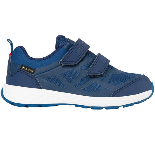 VIKING GORE-TEX Halbschuh VEME GTX - blau hiking shoe in blue color, featuring waterproof GORE-TEX technology and durable construction for outdoor adventures